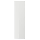 RINGHULT door, high-gloss light grey, 40x140 cm