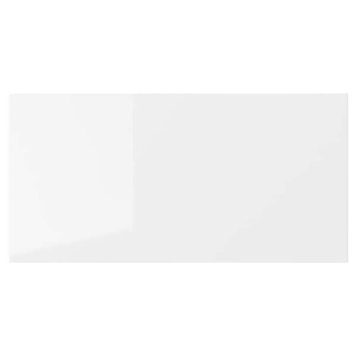 RINGHULT - Drawer front, high-gloss white, 40x20 cm
