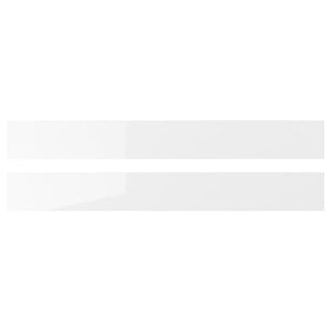 RINGHULT - Drawer front, high-gloss white, 80x10 cm - best price from Maltashopper.com 00205092