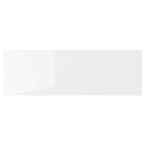 RINGHULT - Drawer front, high-gloss white, 60x20 cm