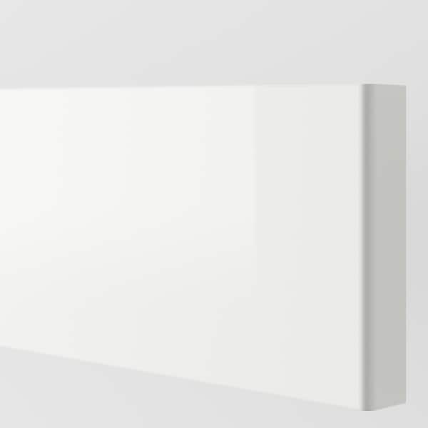 RINGHULT - Drawer front, high-gloss white, 80x10 cm - best price from Maltashopper.com 00205092