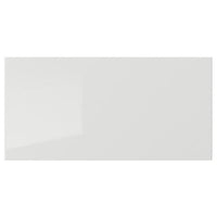 RINGHULT - Drawer front, high-gloss light grey, 40x20 cm - best price from Maltashopper.com 50327147
