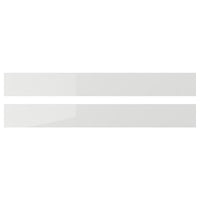 RINGHULT - Drawer front, high-gloss light grey, 80x10 cm - best price from Maltashopper.com 50327152