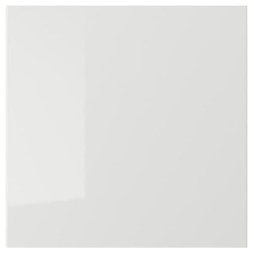 RINGHULT - Drawer front, high-gloss light grey, 40x40 cm