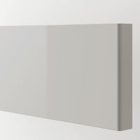 RINGHULT - Drawer front, high-gloss light grey, 60x10 cm - best price from Maltashopper.com 10327149