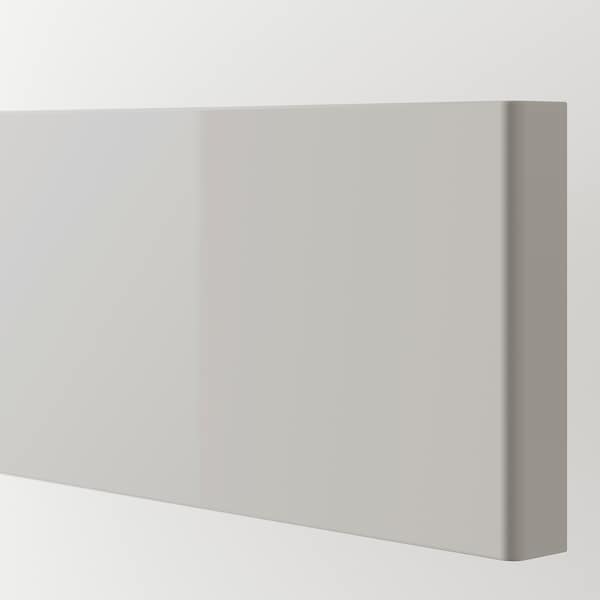 Ikea RINGHULT - Drawer front, high-gloss light grey, 80x10 cm