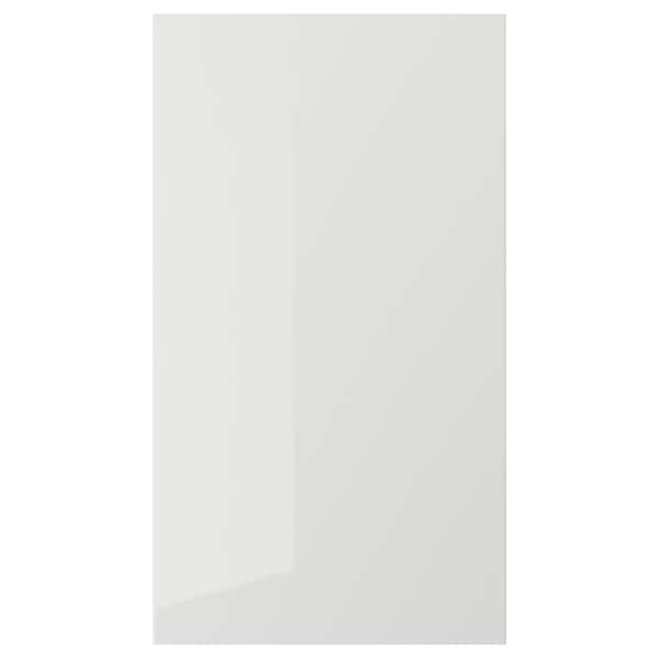 RINGHULT - Front for dishwasher, high-gloss light grey, 45x80 cm - best price from Maltashopper.com 80327155