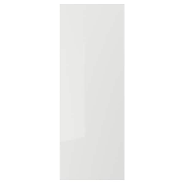 RINGHULT - Cover panel, high-gloss light grey, 39x106 cm