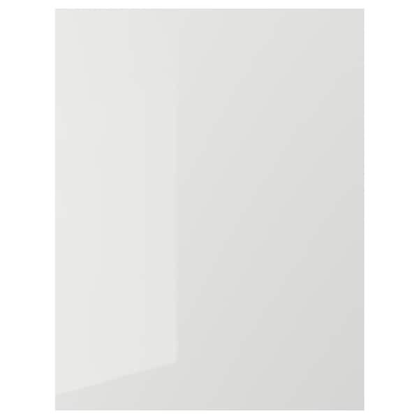 RINGHULT - Cover panel, high-gloss light grey, 62x80 cm - best price from Maltashopper.com 10327130
