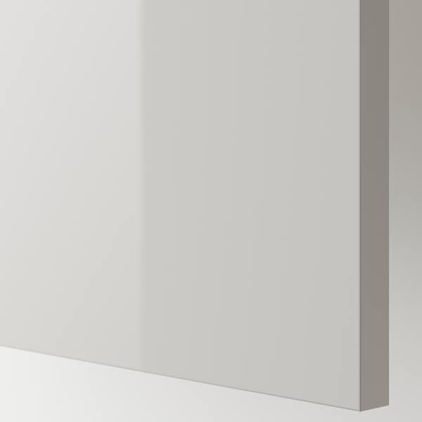Ikea RINGHULT - Cover panel, high-gloss light grey, 39x86 cm