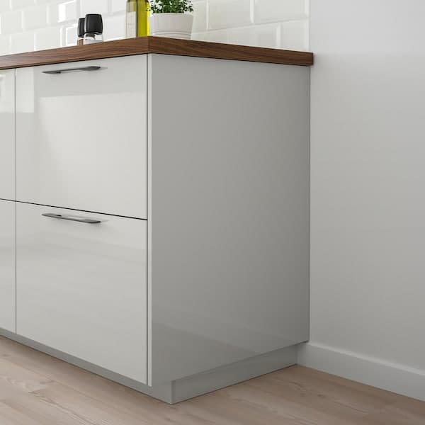 Ikea RINGHULT - Cover panel, high-gloss light grey, 39x86 cm