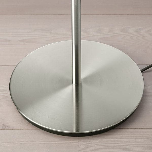 RINGSTA / SKAFTET Floor lamp - white/nickel-plated - best price from Maltashopper.com 19385960