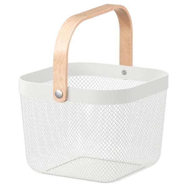 RISATORP - Basket, white