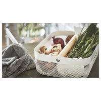 RISATORP - Basket with compartments, white, 33x24x11 cm - Premium  from Ikea - Just €22.99! Shop now at Maltashopper.com