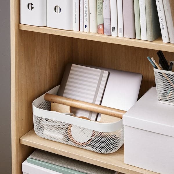 Ikea RISATORP - Basket with compartments, white, 33x24x11 cm