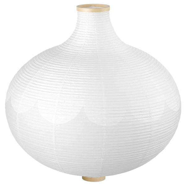 RISBYN - Pendant lamp shade, onion shape/white, 57 cm