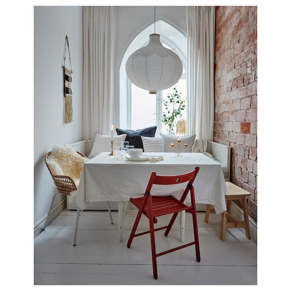 Ikea RISBYN - Pendant lamp shade, onion shape/white, 57 cm