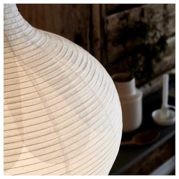RISBYN - Pendant lamp shade, onion shape/white, 57 cm - Premium Lamps from Ikea - Just €32.99! Shop now at Maltashopper.com