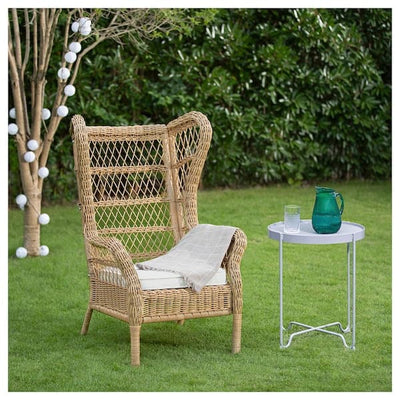 RISHOLMEN - Indoor/outdoor armchair, Järpön/Duvholmen white , - best price from Maltashopper.com 29435243