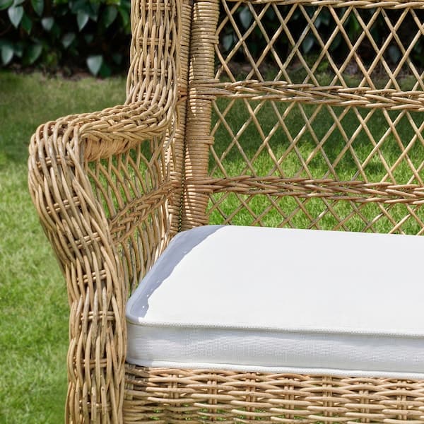 Ikea RISHOLMEN - Indoor/outdoor armchair, Järpön/Duvholmen white ,