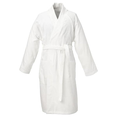 ROCKÅN - Bath robe, white, S/M - best price from Maltashopper.com 00391918