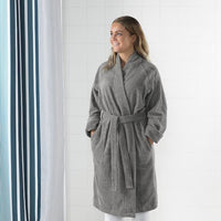 ROCKÅN - Bath robe, grey, L/XL - best price from Maltashopper.com 50392029