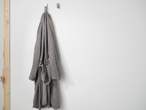 Ikea ROCKÅN - Bath robe, grey, S/M
