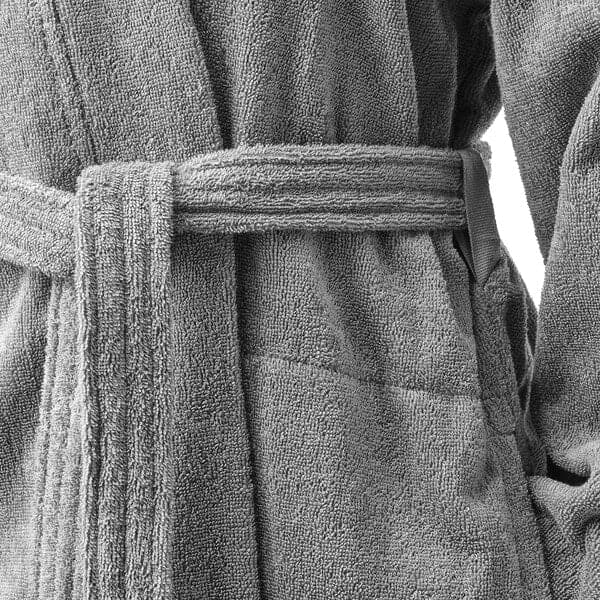 ROCKÅN - Bath robe, grey, S/M - best price from Maltashopper.com 10391927