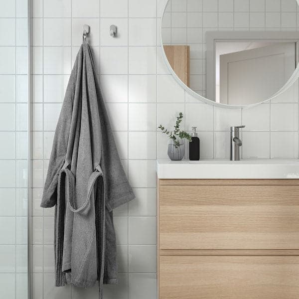 ROCKÅN - Bath robe, grey , - Premium Robes from Ikea - Just €38.99! Shop now at Maltashopper.com