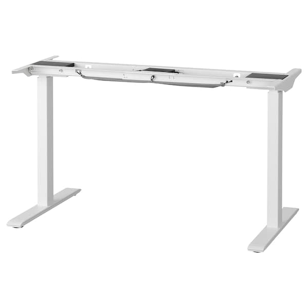 RODULF Adjustable base for table top - white 140x80 cm - best price from Maltashopper.com 60464290