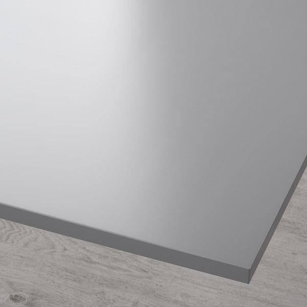 RODULF - Table top, grey, 140x80 cm