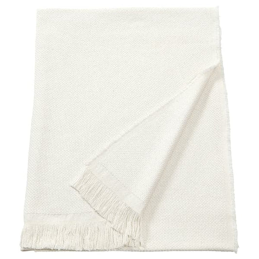 Ikea RÖNNBÄRSMAL - Throw, light beige, 130x170 cm
