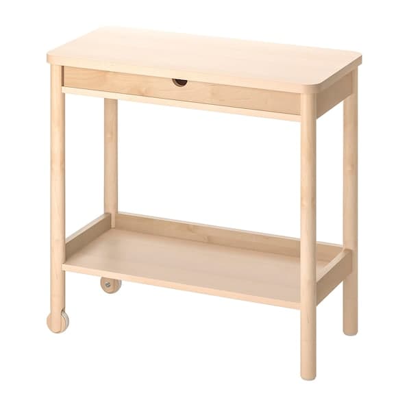 Ikea RÖNNINGE - Trolley, birch, 78x39 cm