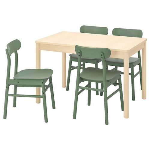 RÖNNINGE / RÖNNINGE - Table and 4 chairs , 118/173 cm