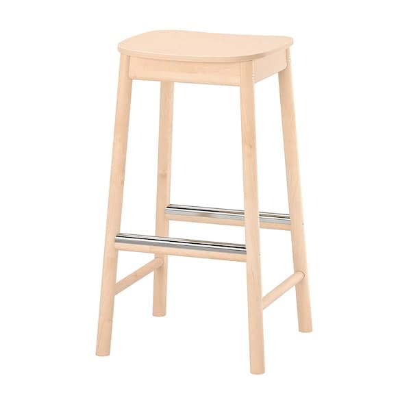 RÖNNINGE - Bar stool, birch, 75 cm - best price from Maltashopper.com 90511233