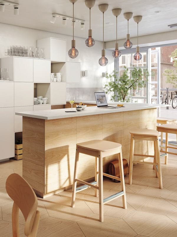Ikea RÖNNINGE Bar stool - birch 63 cm , 63 cm