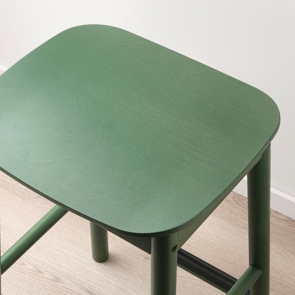RÖNNINGE Bar stool - green 75 cm , - best price from Maltashopper.com 00512901