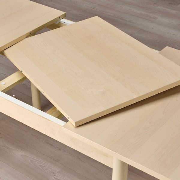 Ikea RÖNNINGE - Extendable table, birch, 118/173x78 cm