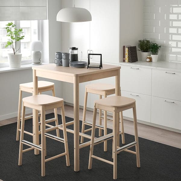 Ikea RÖNNINGE - Bar table, birch, 75x75 cm