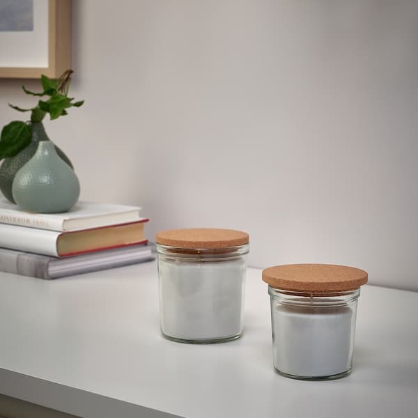 Ikea RÖNNSPIREA - Lid for scented candle, cork, 8 cm