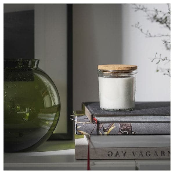 Ikea RÖNNSPIREA - Lid for scented candle, cork, 8 cm