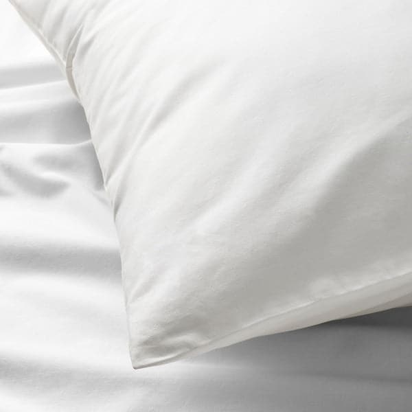Ikea RÖNNVECKMAL - Pillowcase, white, 50x80 cm