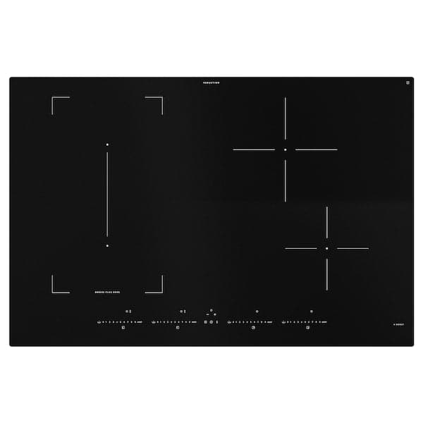 ROGESTAD - Induction hob, IKEA 500 black, 78 cm