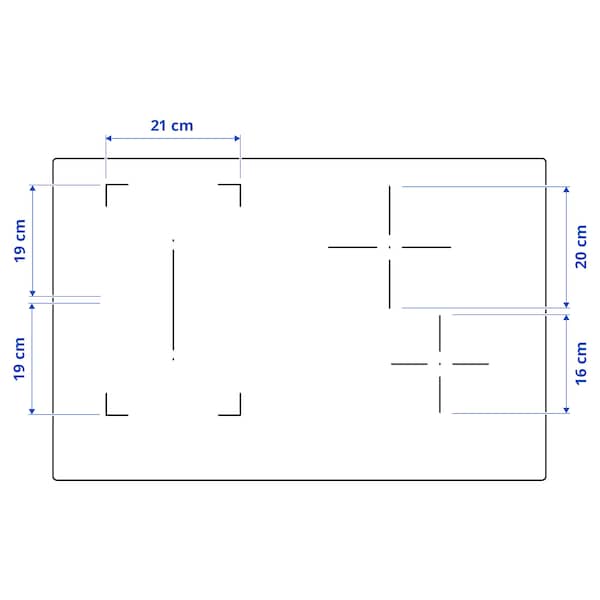 Ikea ROGESTAD - Induction hob, IKEA 500 black, 78 cm