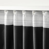 ROSENMANDEL - Blackout blind, 2 sheets, grey, 135x300 cm , - best price from Maltashopper.com 00536247