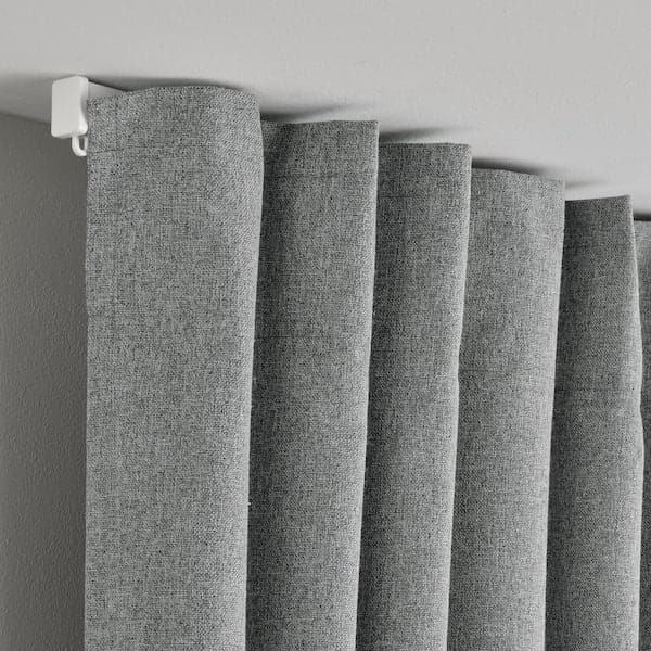 ROSENMANDEL - Blackout blind, 2 sheets, grey, 135x300 cm , - best price from Maltashopper.com 00536247