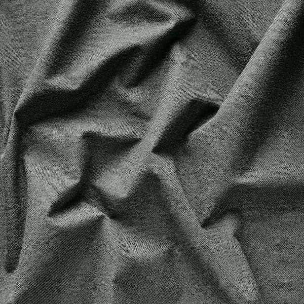 Ikea ROSENMANDEL - Blackout curtain, 2 sheets, dark green, 135x300 cm