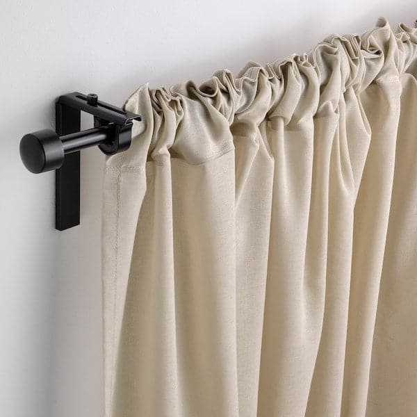 Ikea ROSENROBINIA - Thin curtain, 2 sheets, beige, , 145x300 cm