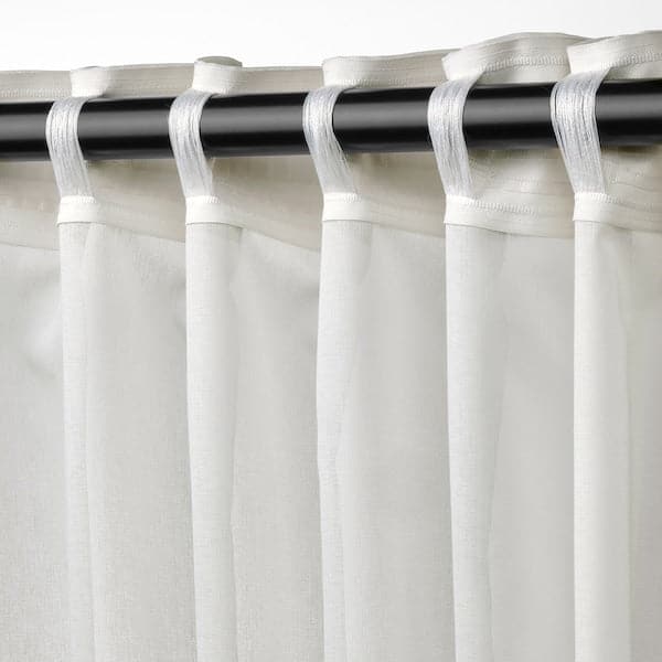 ROSENROBINIA - Thin curtain, 2 sheets, white, , 145x300 cm - best price from Maltashopper.com 20556324