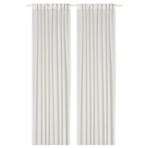 ROSENROBINIA - Thin curtain, 2 sheets, white, , 145x300 cm